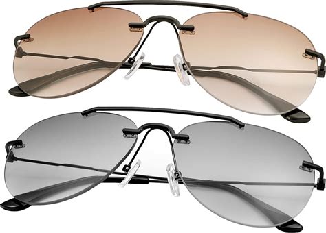 aviator bifocal reading sunglasses.